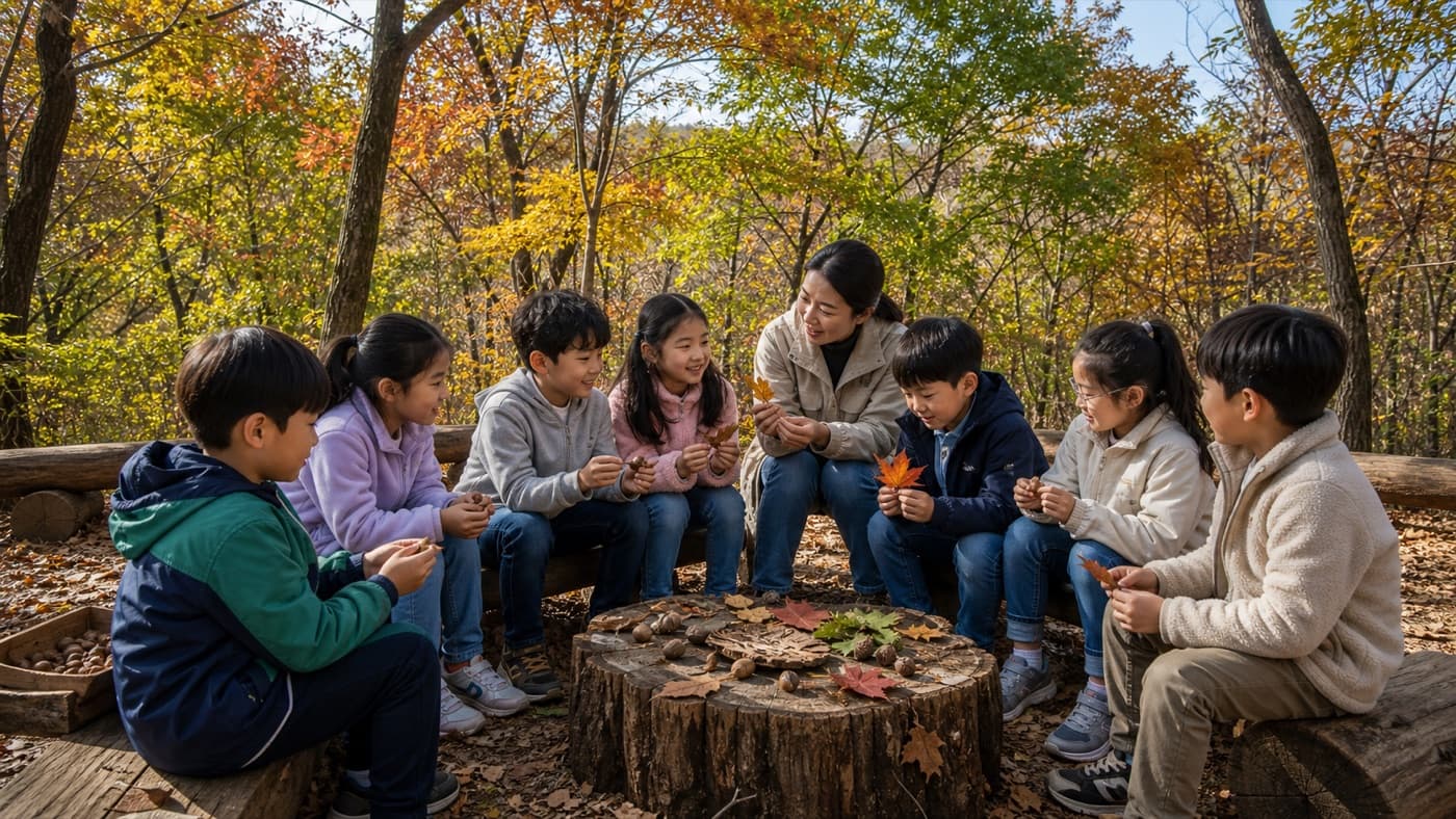 단체 자연 교육 활동